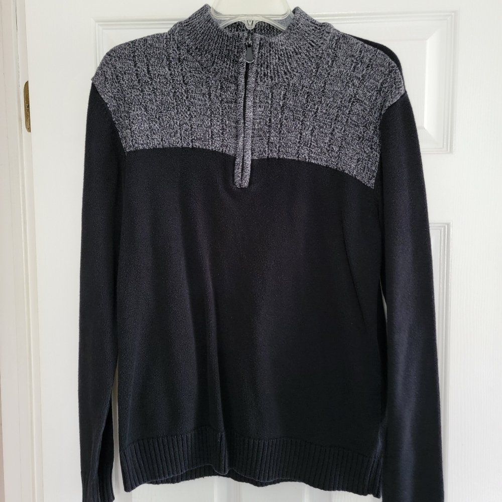 Black and Gray Sweater